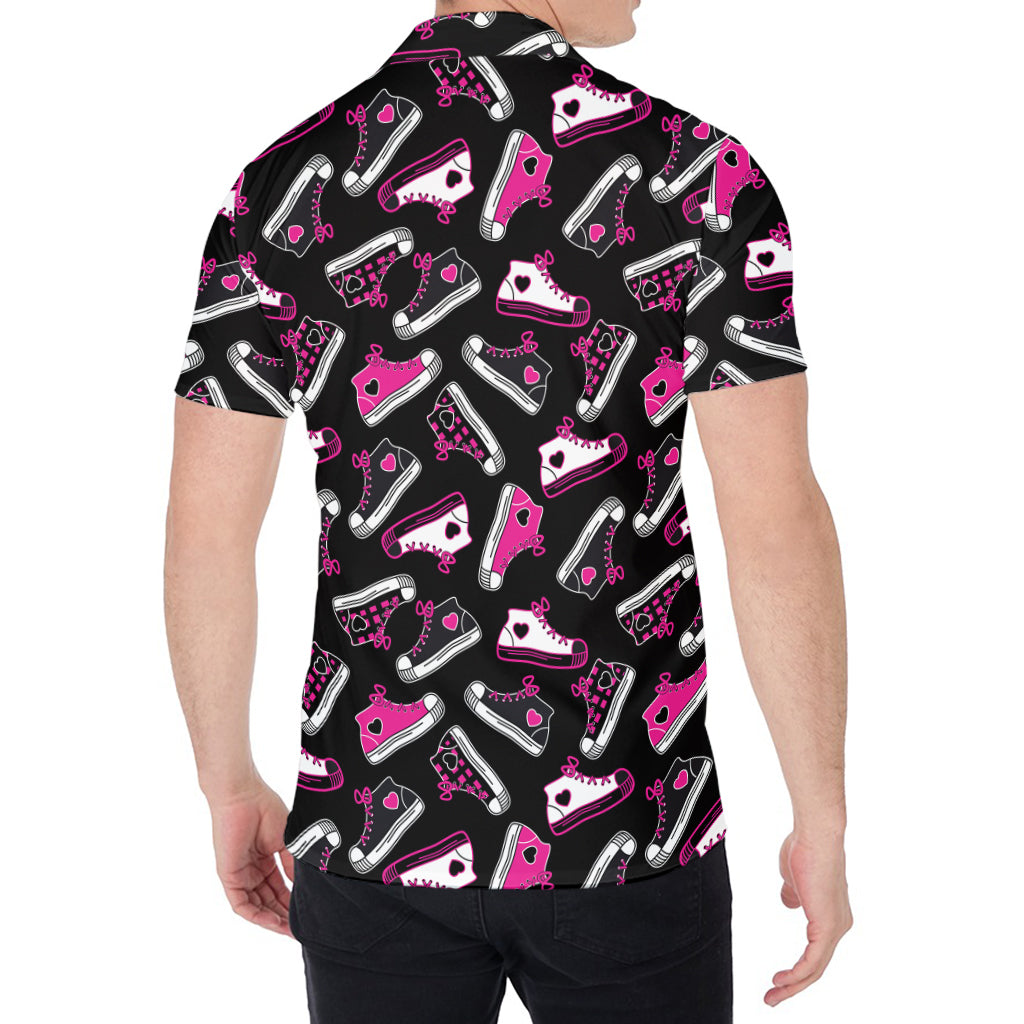 Emo Shoes Pattern Print Men's Shirt