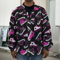Emo Shoes Pattern Print Men's Shirt Jacket