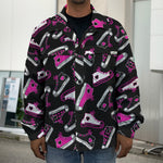 Emo Shoes Pattern Print Men's Shirt Jacket