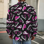 Emo Shoes Pattern Print Men's Shirt Jacket