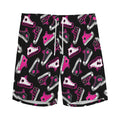 Emo Shoes Pattern Print Men's Athletic Shorts