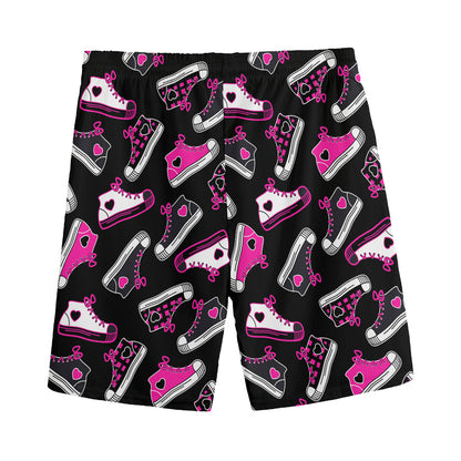 Emo Shoes Pattern Print Men's Sports Shorts