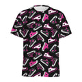 Emo Shoes Pattern Print Men's Athletic T-Shirt