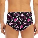 Emo Shoes Pattern Print Men's Triangle Swim Briefs