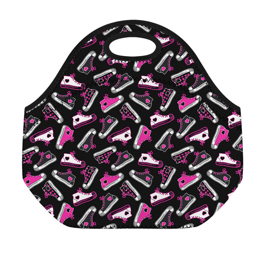 Emo Shoes Pattern Print Neoprene Lunch Bag