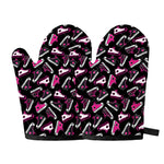Emo Shoes Pattern Print Oven Mitts