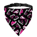 Emo Shoes Pattern Print Over The Collar Dog Bandana