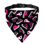 Emo Shoes Pattern Print Over The Collar Dog Bandana