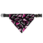 Emo Shoes Pattern Print Over The Collar Dog Bandana