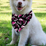 Emo Shoes Pattern Print Over The Collar Dog Bandana