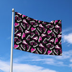 Emo Shoes Pattern Print Polyester Flag