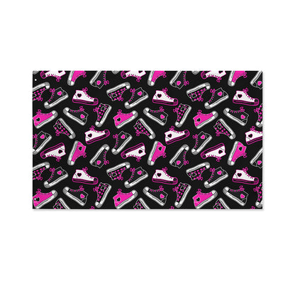 Emo Shoes Pattern Print Polyester Flag