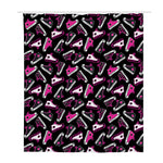 Emo Shoes Pattern Print Polyester Shower Curtain