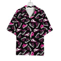 Emo Shoes Pattern Print Rayon Hawaiian Shirt