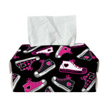 Emo Shoes Pattern Print Rectangle Tissue Box Cover