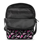 Emo Shoes Pattern Print Rectangular Crossbody Bag