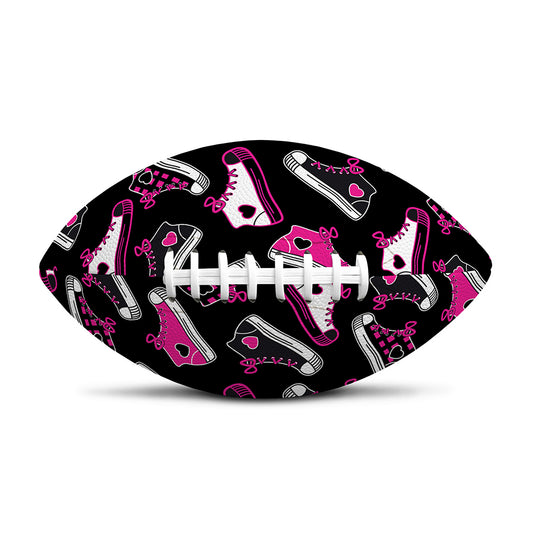 Emo Shoes Pattern Print Rugby Ball