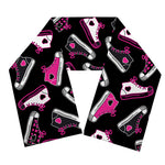 Emo Shoes Pattern Print Scarf