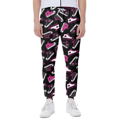 Emo Shoes Pattern Print Scuba Joggers