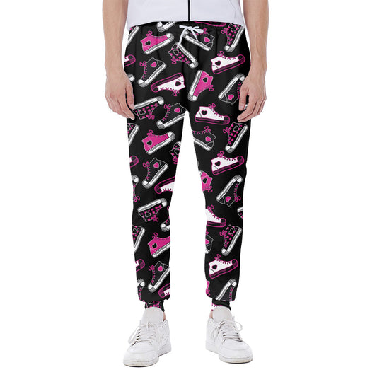 Emo Shoes Pattern Print Scuba Joggers
