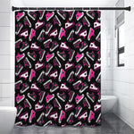 Emo Shoes Pattern Print Shower Curtain