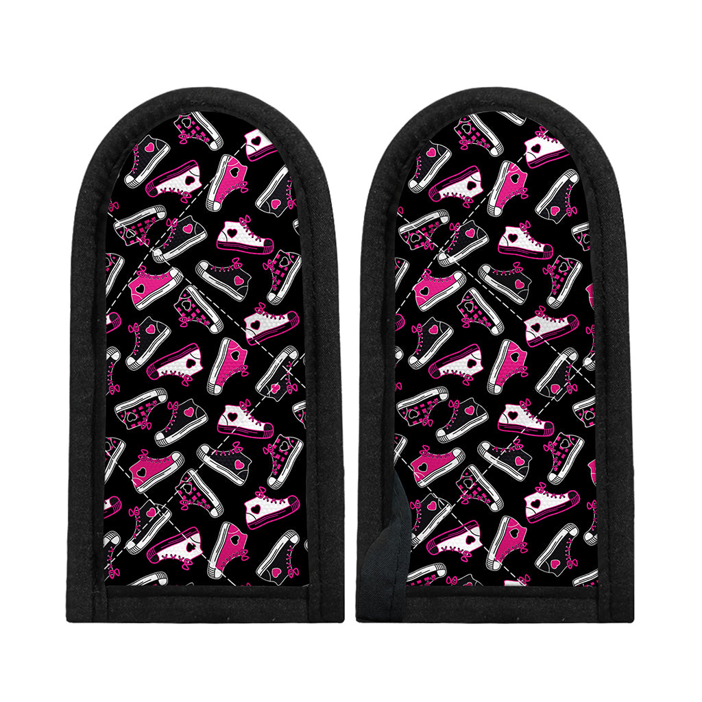 Emo Shoes Pattern Print Skillet Handle Cover