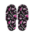 Emo Shoes Pattern Print Slippers
