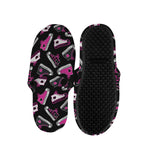 Emo Shoes Pattern Print Slippers