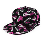 Emo Shoes Pattern Print Snapback Cap