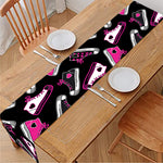 Emo Shoes Pattern Print Table Runner