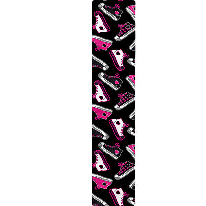 Emo Shoes Pattern Print Table Runner