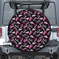 Emo Shoes Pattern Print Tire Cover
