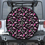 Emo Shoes Pattern Print Tire Cover With Camera Hole