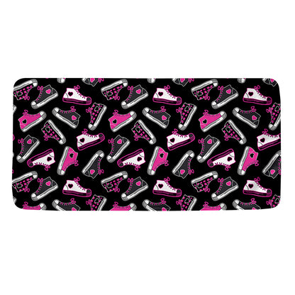 Emo Shoes Pattern Print Towel