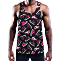 Emo Shoes Pattern Print Men's Workout Tank Top