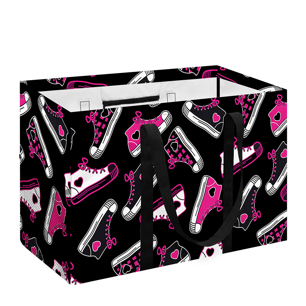 Emo Shoes Pattern Print Utility Tote Bag