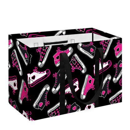 Emo Shoes Pattern Print Utility Tote Bag