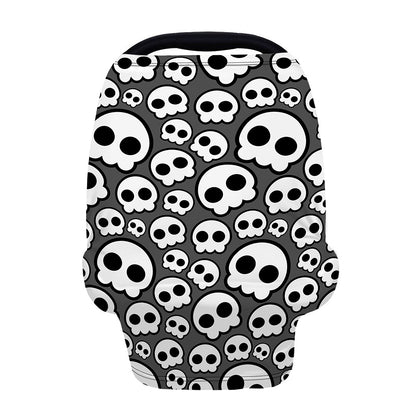 Emo Skull Pattern Print Baby Seat Cover