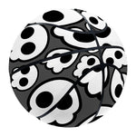 Emo Skull Pattern Print Basketball