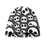 Emo Skull Pattern Print Beanie