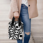 Emo Skull Pattern Print Bible Tote Bag