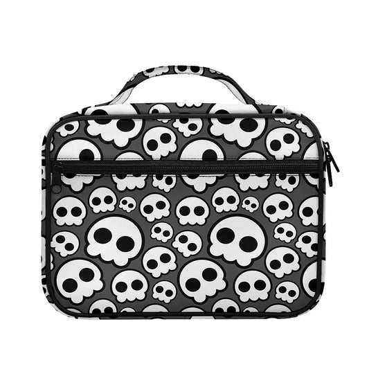 Emo Skull Pattern Print Briefcase Bible Bag