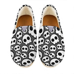 Emo Skull Pattern Print Casual Shoes