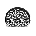 Emo Skull Pattern Print Coin Purse