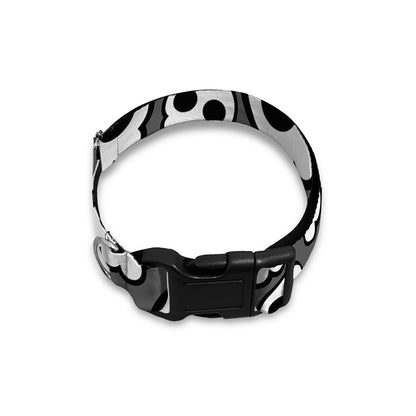 Emo Skull Pattern Print Dog Collar