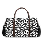 Emo Skull Pattern Print Duffle Bag