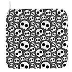Emo Skull Pattern Print Hand Towel