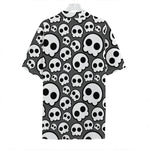 Emo Skull Pattern Print Hawaiian Shirt
