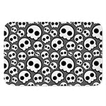 Emo Skull Pattern Print Indoor Door Mat