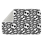 Emo Skull Pattern Print Indoor Door Mat